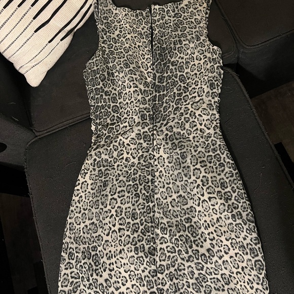 Leopard Print Ruched Dress - Picture 2 of 2